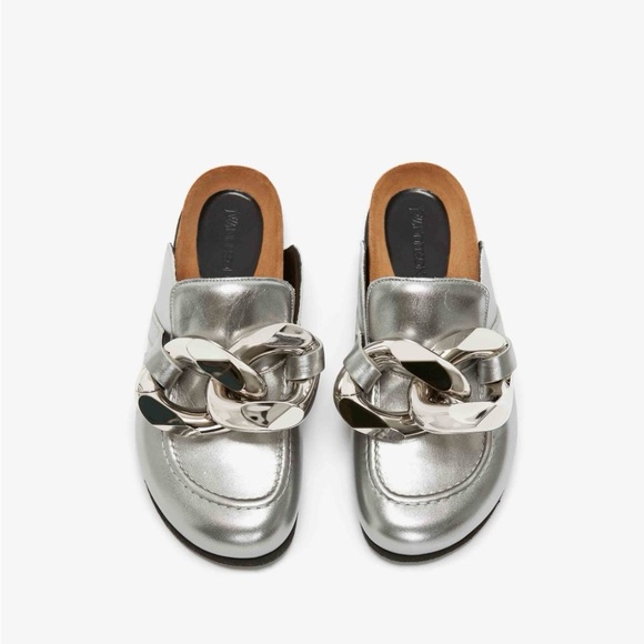 NEW | JW ANDERSON CHAIN LOAFER LEATHER MULES - New w/o box | Sold-out color - Picture 9 of 10